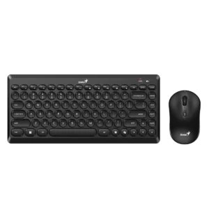 KIT TECLADO Y MOUSE INALAMBRICO GENIUS LUXEMATE Q8000 SLIM