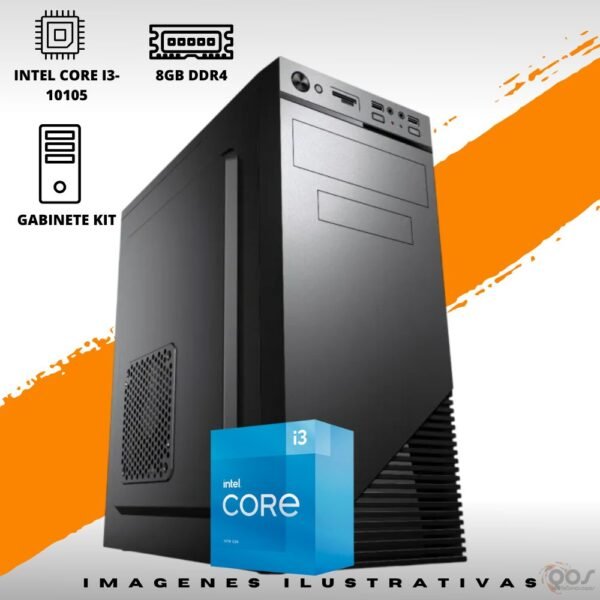 PC INTEL CORE I3 10G RAM 8GB SSD 480GB TECLADO Y MOUSE