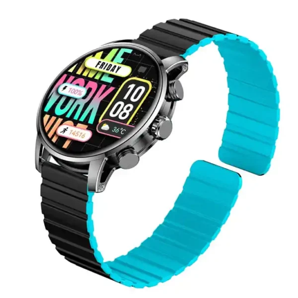SMART WATCH KIESLECT KR2 BLACK BLUE - Image 2