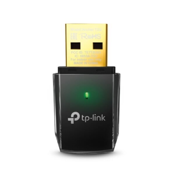 PLACA DE RED WIRELESS USB TP-LINK ARCHER T2U AC600 DUAL