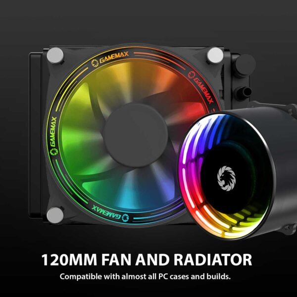 CPU COOLER GAMEMAX WATER ICECHILL120 RAINBOW - Image 5