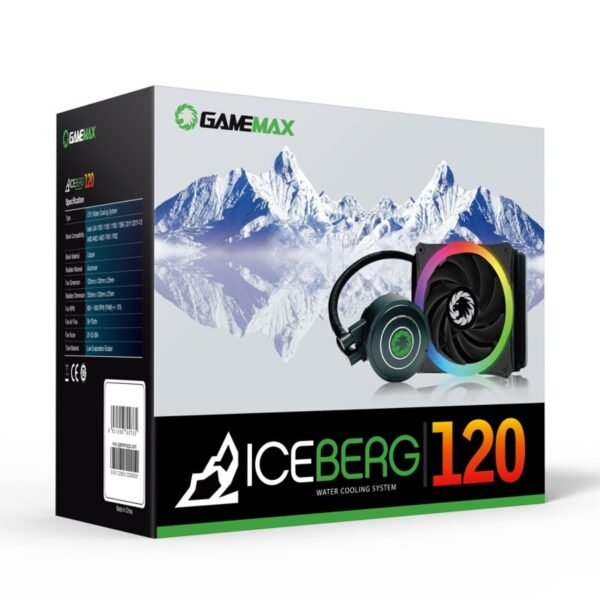 CPU COOLER GAMEMAX WATER ICEBERG120 RAINBOW - Image 3