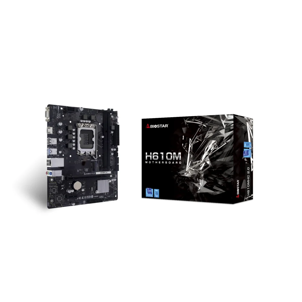 MOTHERBOARD BIOSTAR S1700 H610MHC 2.0 DDR4 BOX M-ATX - Image 4