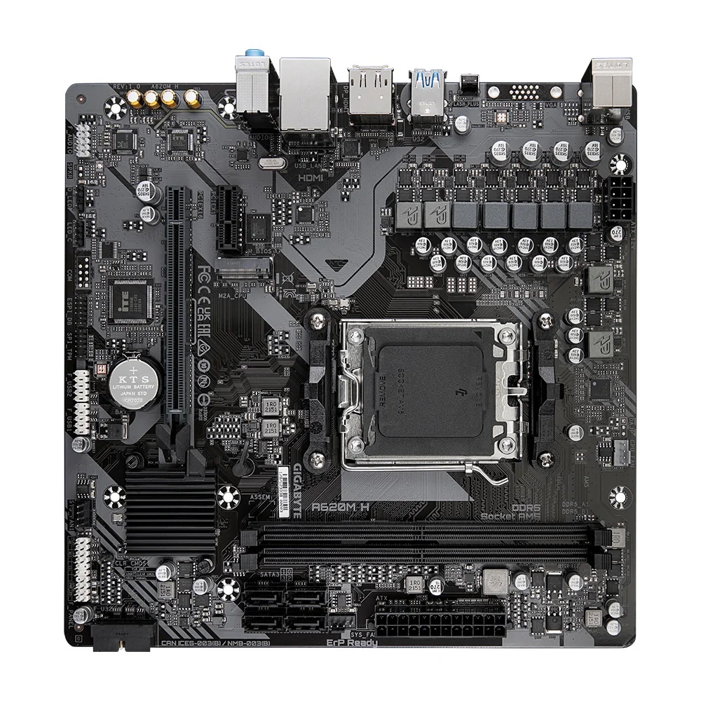 MOTHERBOARD GIGABYTE AM5 A620M H DDR5 BOX M-ATX - Image 3