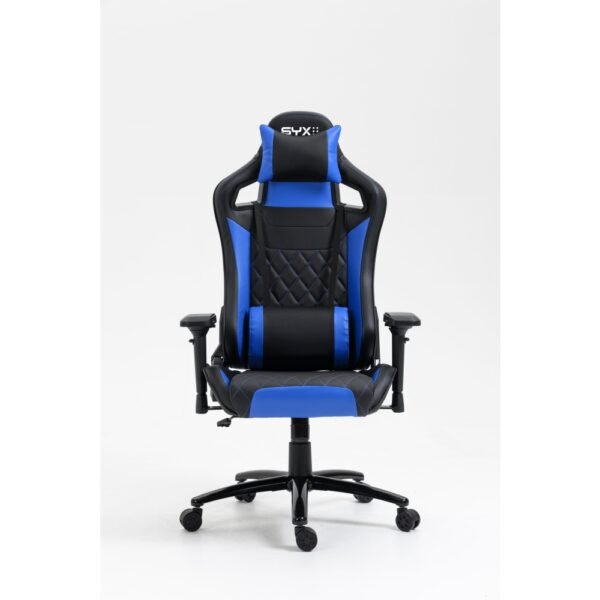 SILLA GAMER SYX CH-451 BL AZUL NEGRO - Image 4