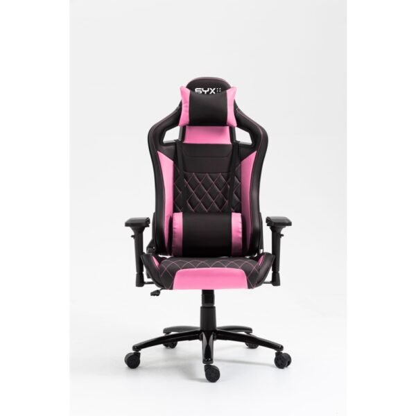 SILLA GAMER SYX CH-451 PK ROSA NEGRO
