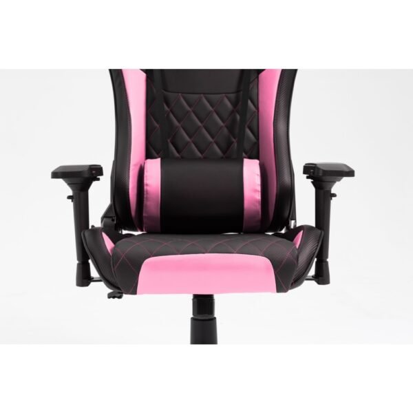 SILLA GAMER SYX CH-451 PK ROSA NEGRO - Image 4