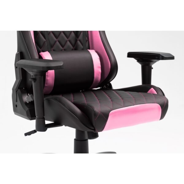 SILLA GAMER SYX CH-451 PK ROSA NEGRO - Image 3