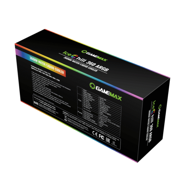 CPU COOLER GAMEMAX WATER ICECHILL 360 ARGB - Image 4