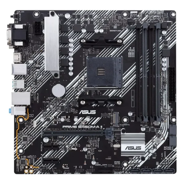 MOTHERBOARD ASUS AM4 PRIME B450M-A II /CSM DDR4 BOX M-ATX - Image 3