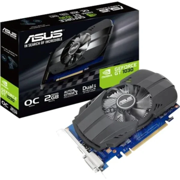 PLACA DE VIDEO 2GB GT 1030 ASUS PHOENIX OC EDITION DDR5