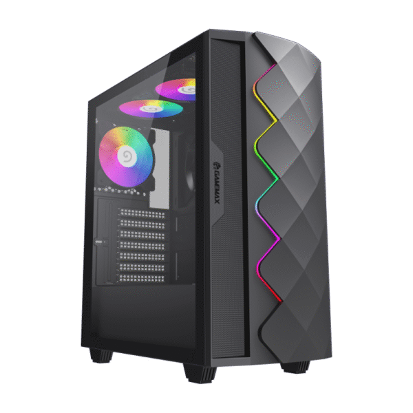 GAB GAMEMAX DIAMOND CP BK 4*FAN ARGB ATX