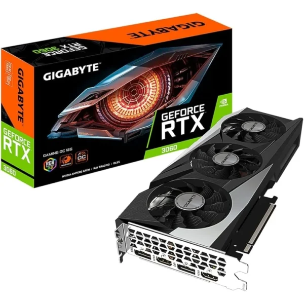 PLACA DE VIDEO 12GB RTX 3060 GIGABYTE GAMING OC 12GD