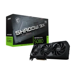 PLACA DE VIDEO 16GB RTX 5080 MSI SHADOW 3X OC GDDR7