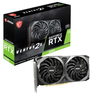 PLACA DE VIDEO 12GB RTX 3060 MSI VENTUS 2X 12G OC