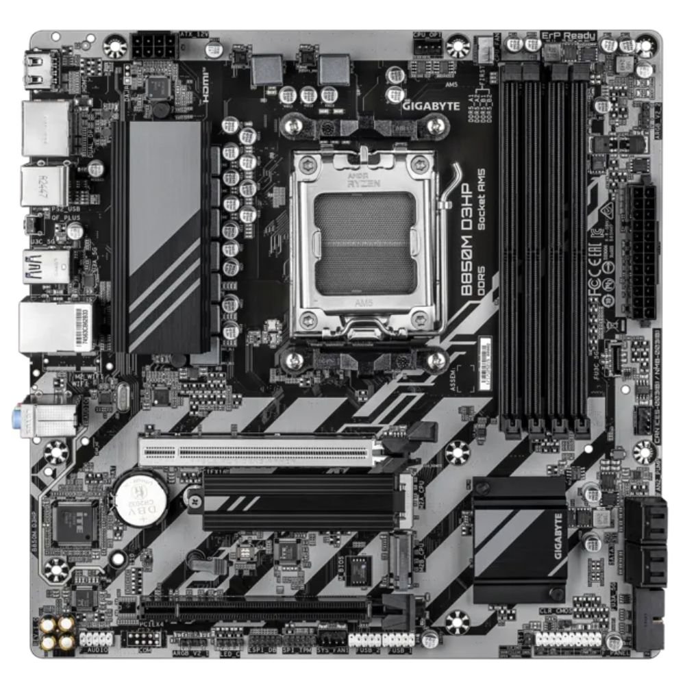 MOTHERBOARD GIGABYTE AM5 B850M D3HP DDR5 BOX M-ATX