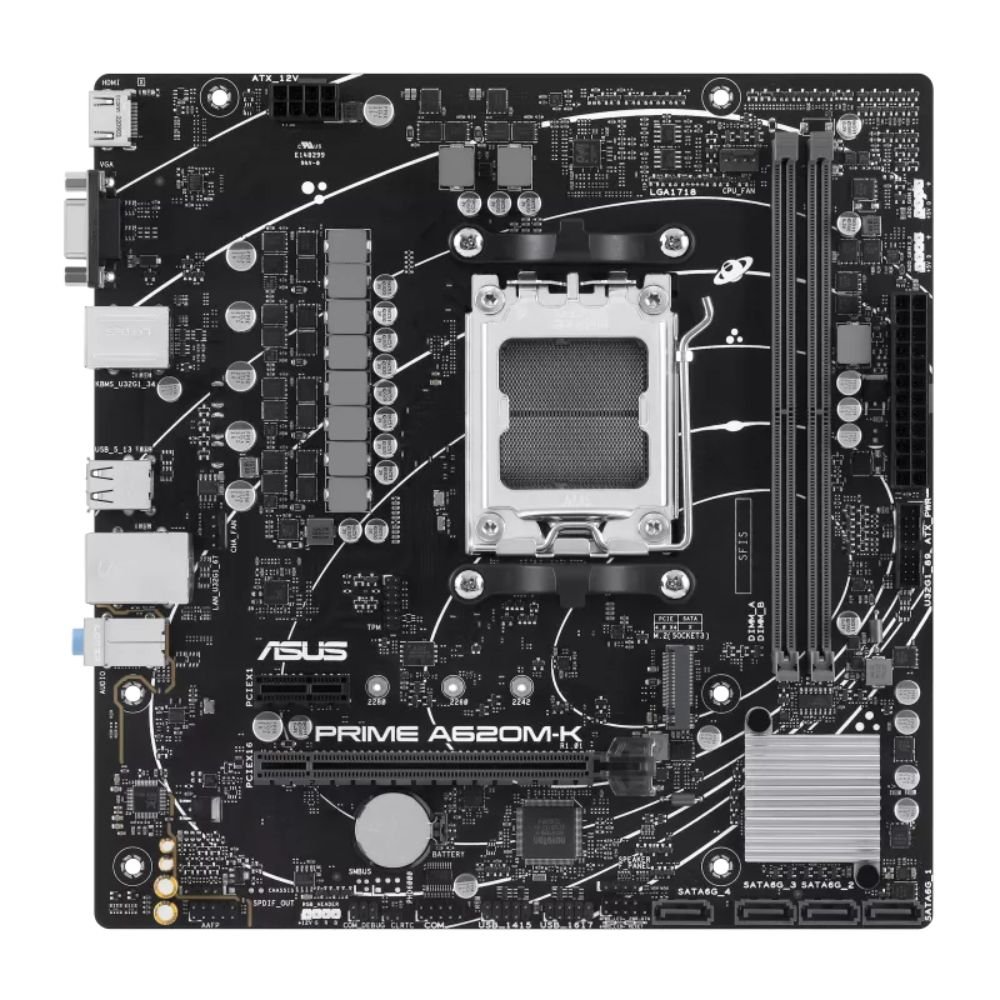 MOTHERBOARD ASUS PRIME A620M-K AM5 DDR5