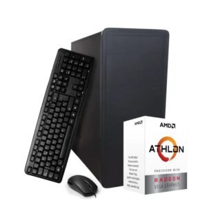 PC AMD ATHLON 3000G RAM 4GB SSD 120GB GABINETE KIT