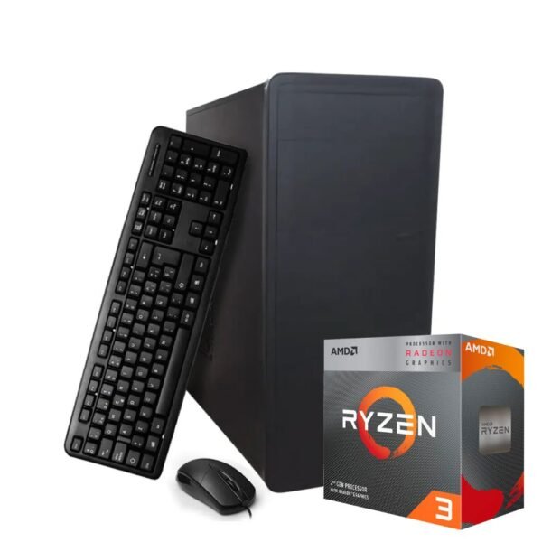 PC AMD RYZEN 3 3200G RAM 8GB SSD 240GB GABINETE KIT