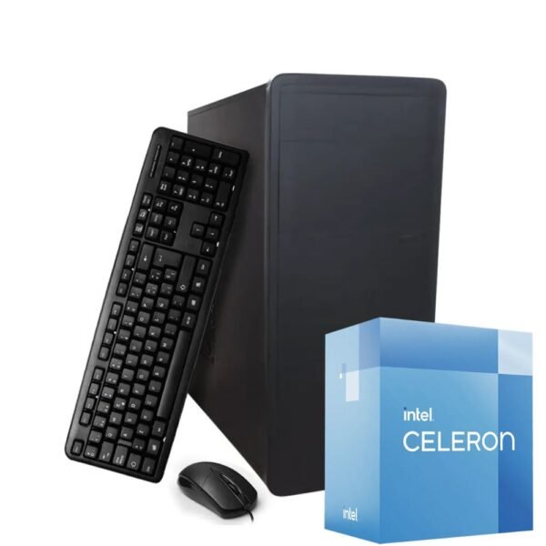PC INTEL CELERON G5905 8GB RAM SSD 240GB GABINETE KIT