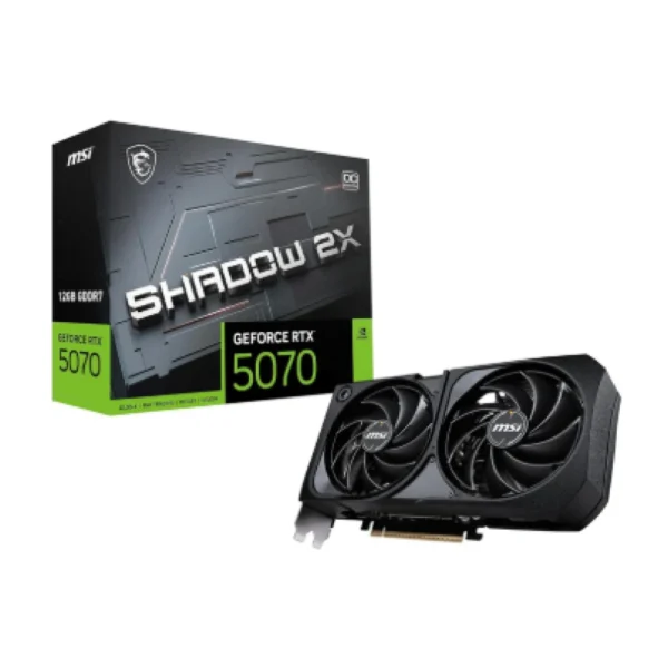 PLACA DE VIDEO 12GB RTX 5070 MSI SHADOW 2X OC