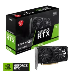 PLACA DE VIDEO 6GB RTX 3050 MSI VENTUS 2X 6G OC