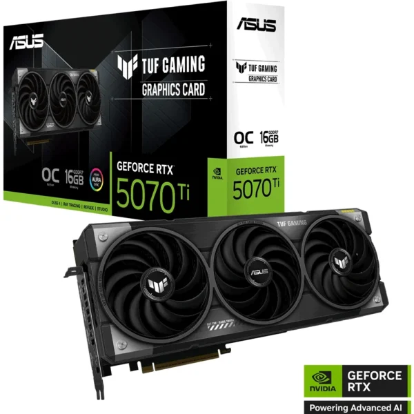 PLACA DE VIDEO 16GB RTX 5070 TI ASUS TUF GAMING OC 16G GDDR7