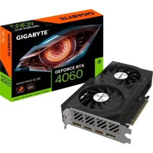 PLACA DE VIDEO 8GB RTX 4060 GIGABYTE WINDFORCE OC 8GB