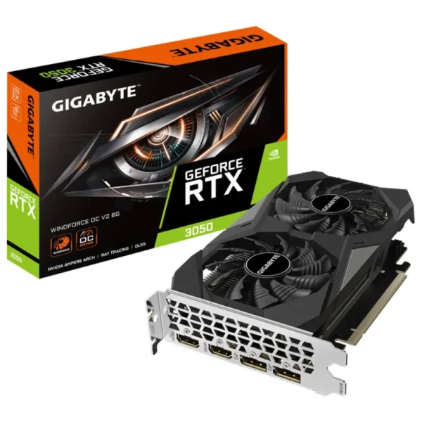 PLACA DE VIDEO 6GB RTX 3050 GIGABINETE PERFORMANCEYTE WINDFORCE OC V2