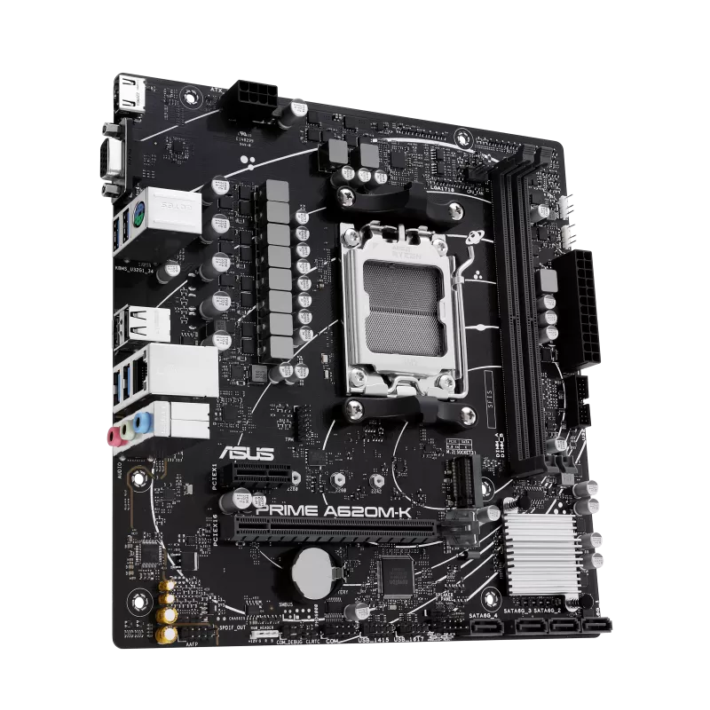 MOTHERBOARD ASUS PRIME A620M-K AM5 DDR5 - Image 3