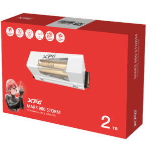 SSD M.2 NVME 2TB G5 XPG MARS 980 STORM WATER COOL
