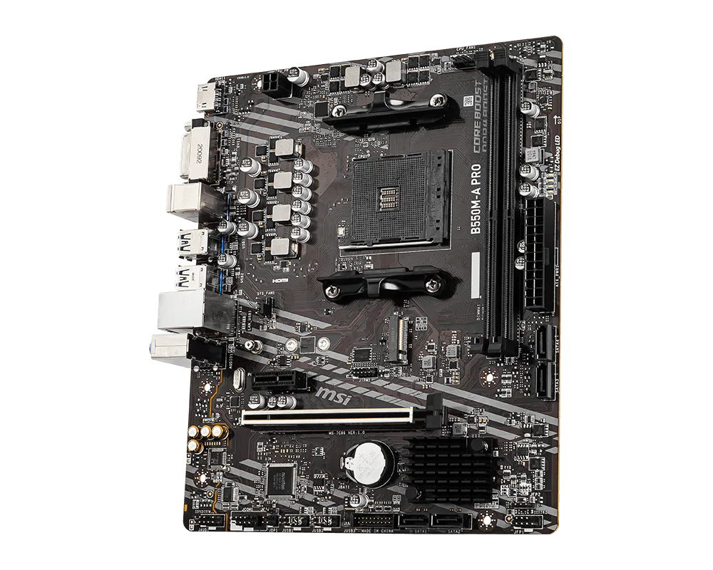 MOTHERBOARD MSI AM4 B550M-A PRO DDR4 BOX M-ATX - Image 4