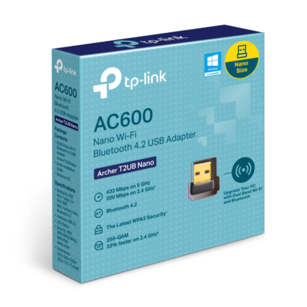 PLACA RED USB TP-LINK ARCHER T2UB BT4.2 AC600 NANO