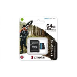 MICRO SD 64GB V30 KINGSTON CANVAS GO PLUS