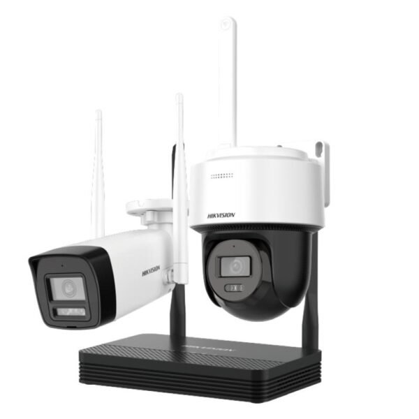 CAMARA 2MP HIKVISION EASYLINK KIT 1X BULLET 1X DOM