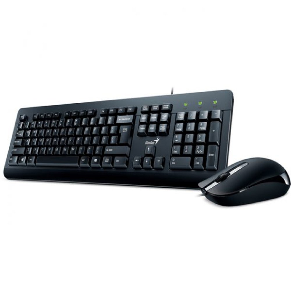 TECLADO + MOUSE GENIUS KM-160 USB BLACK SP