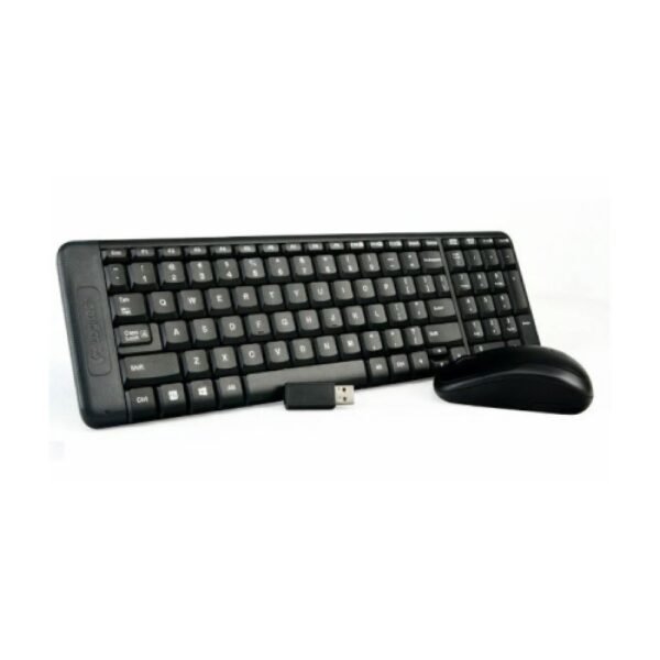 TECLADO + MOUSE LOGITECH MK220 WIRELESS BLACK LATINO