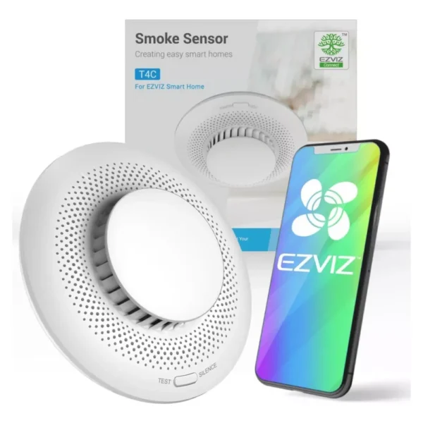 ALARMA EZVIZ SMART HOME T4C DETECTOR DE HUMO