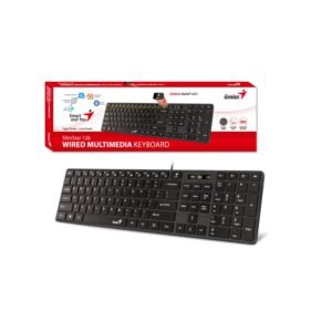 TECLADO GENIUS SLIMSTAR 126 SMART USB BLACK