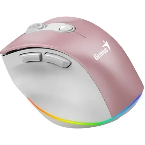 MOUSE GENIUS ERGO 9000S PRO 2.4GHZ+BT  ROSA
