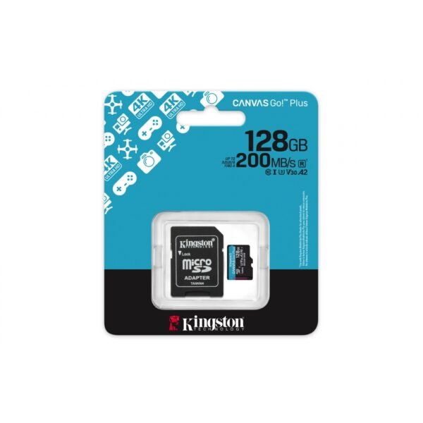 MICRO SD 128GB KINGSTON CANVAS GO PLUS G4