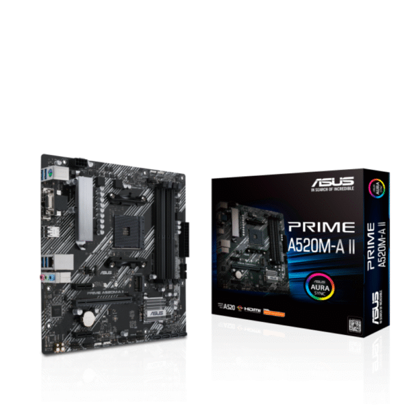 MOTHERBOARD ASUS AM4 PRIME A520M-A II BOX DDR4 M-ATX