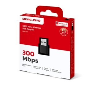 PLACA RED USB MERCUSYS MA12N 300MBPS NANO
