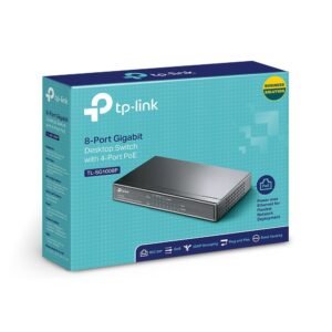 SWITCH 8P TP-LINK TL-SG1008P GIGABIT 4P POE+ DESKT