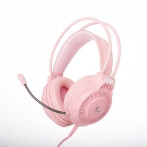 AURICULAR + MIC X-TECH KHI GAMER USB ROSA