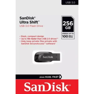 PEN DRIVE 256GB SANDISK 3.0 ULTRA SHIFT