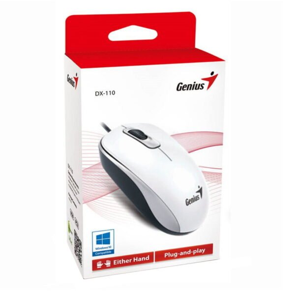 MOUSE GENIUS DX-110 USB WHITE - Image 4