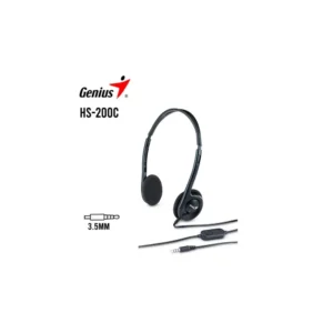 AURICULARES + MIC GENIUS HS-200C  + CABLE 1 JACK