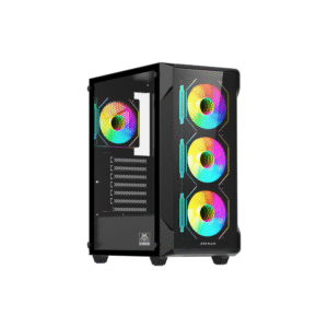 GABINETE ARKHAM CANCRI 4*FAN ARGB ATX