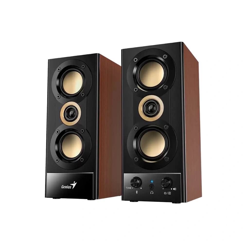 PARLANTES GENIUS SP-HF800BT BT5.3 WOOD 220V - Image 3